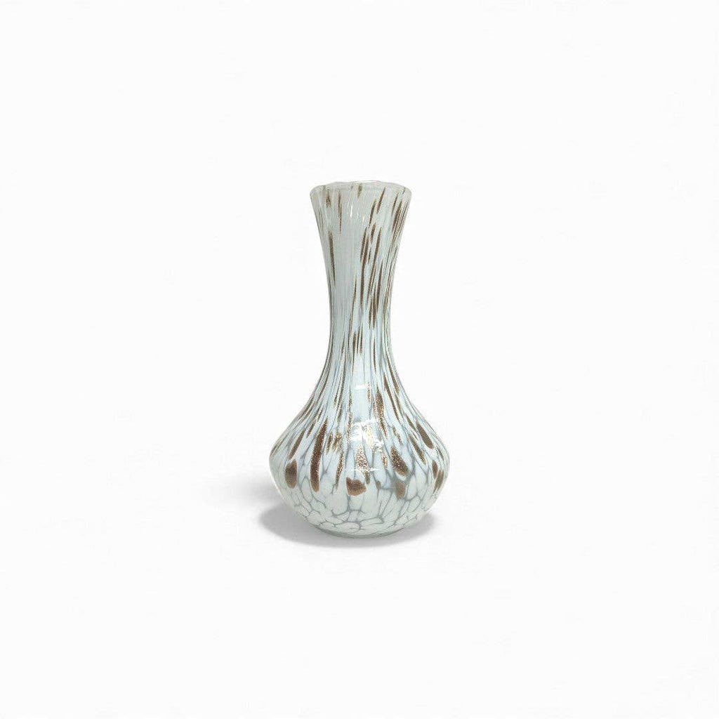 1 Vaso in Vetro Avventurina Soffiato e Lavorato a Mano di Murano,Tesori da collezione