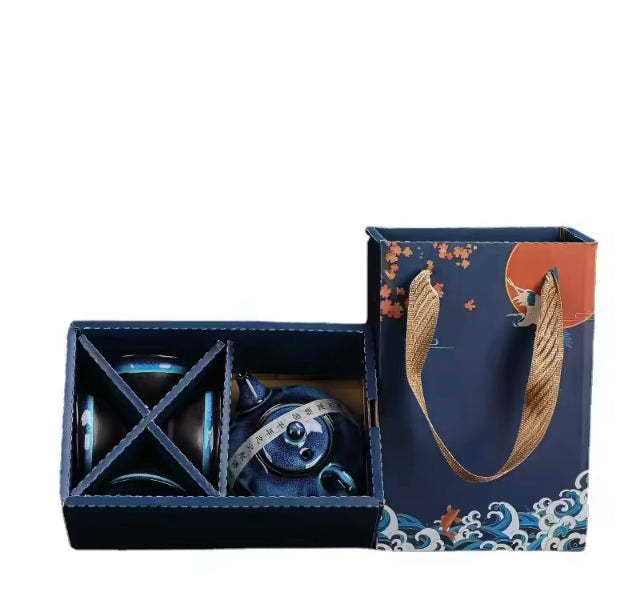 Set di Teiere e Tazze in Ceramica – Servizio da Tè Completo Premium - Infusée