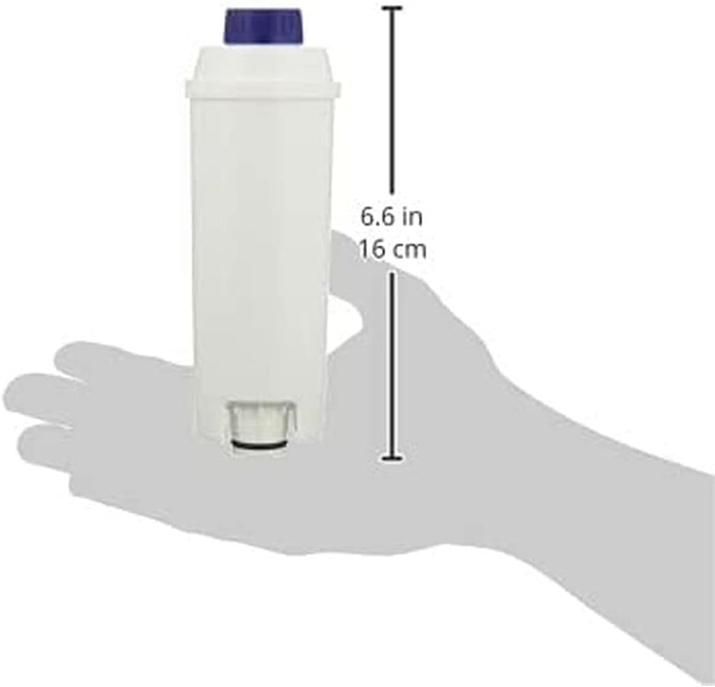 De'Longhi DLSC002 Filtro Addolcitore per Acqua Macchina Caffè Automatiche, Ricambio Filtro Macchina Caffè della Serie Ecam, Utile e facile da installare nel serbatoio dell'acqua, MADE IN ITALY