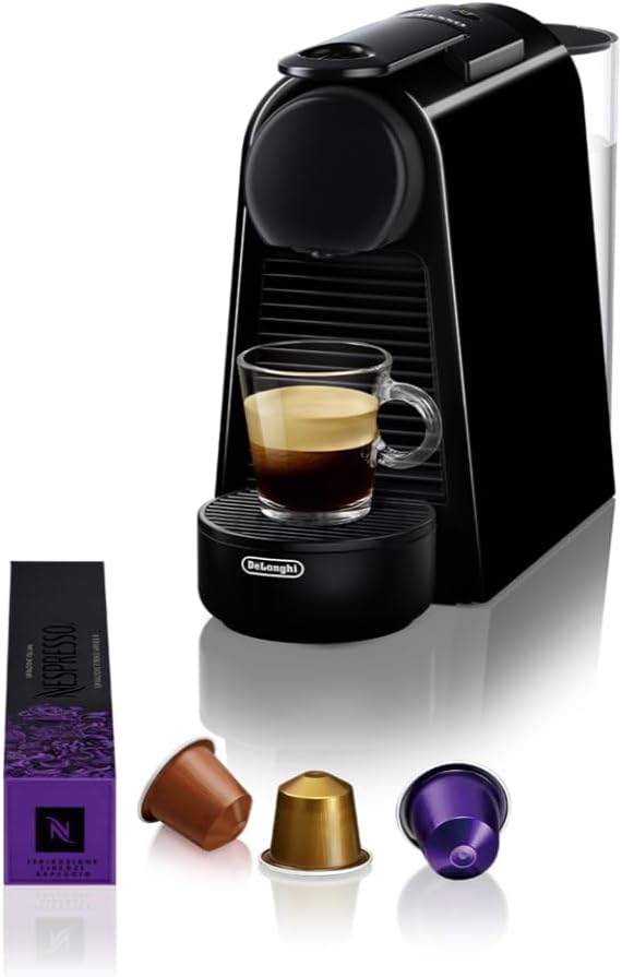 Nespresso Essenza Mini EN85.B, Macchina da Caffè DeLonghi, Nero