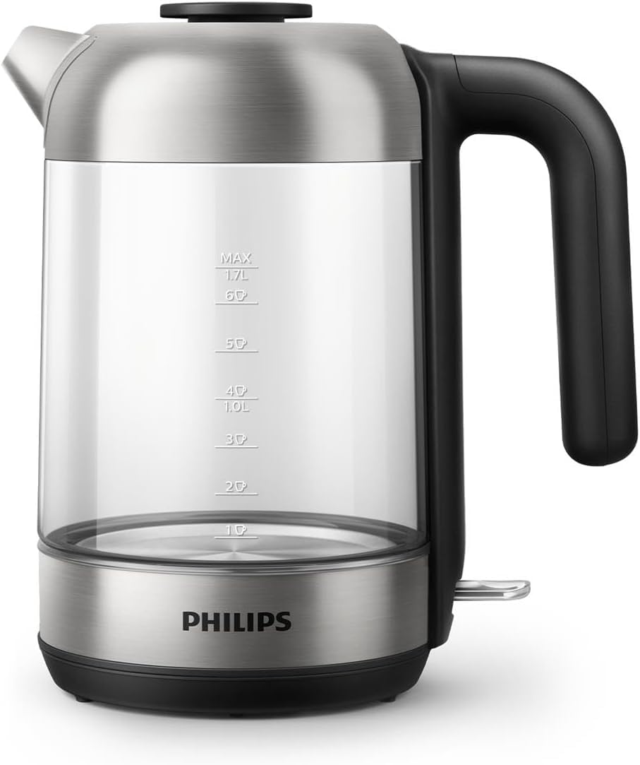 Philips Daily Electric Kettle, 1.7 L, Quick Boil, Stainless Steel