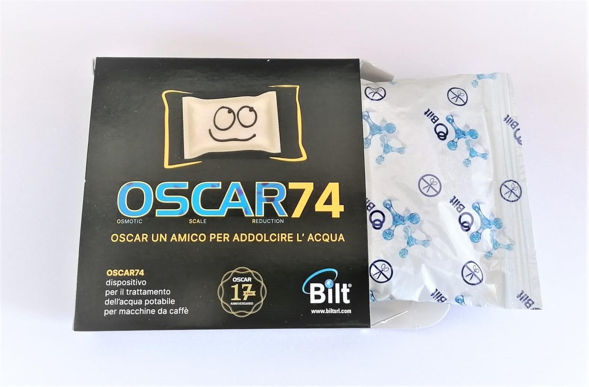 MAUQI Oscar 74 Anti-Limescale Filter Compatible with All Nespresso, DeLonghi, Lavazza, Bialetti Coffee Machines (2 Pieces)