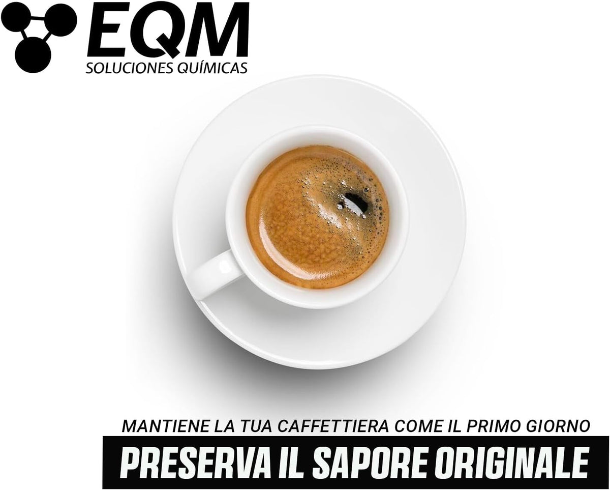 EQM - ECO- 212 - Descaler for Coffee Machines - 500 ml - 100% Natural Origin - Compatible with All Coffee Machines