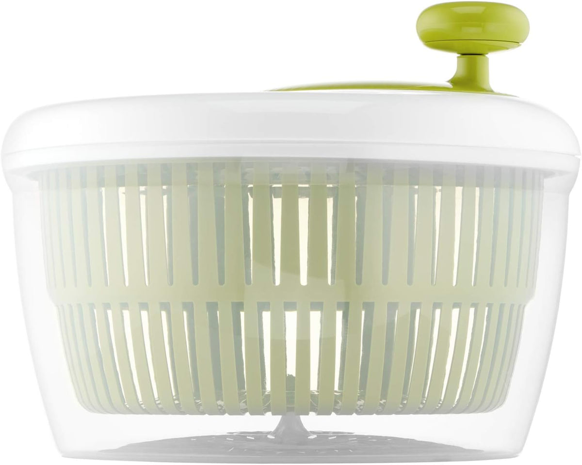 Moulinex Classic Centrifuga per insalata 5 L (5/7 peri), lavabile in lavastoviglie, Essa la insalata in modo semplice e veloce, pulsante stop, prodotto in Francia K1690104, prodotto in Francia