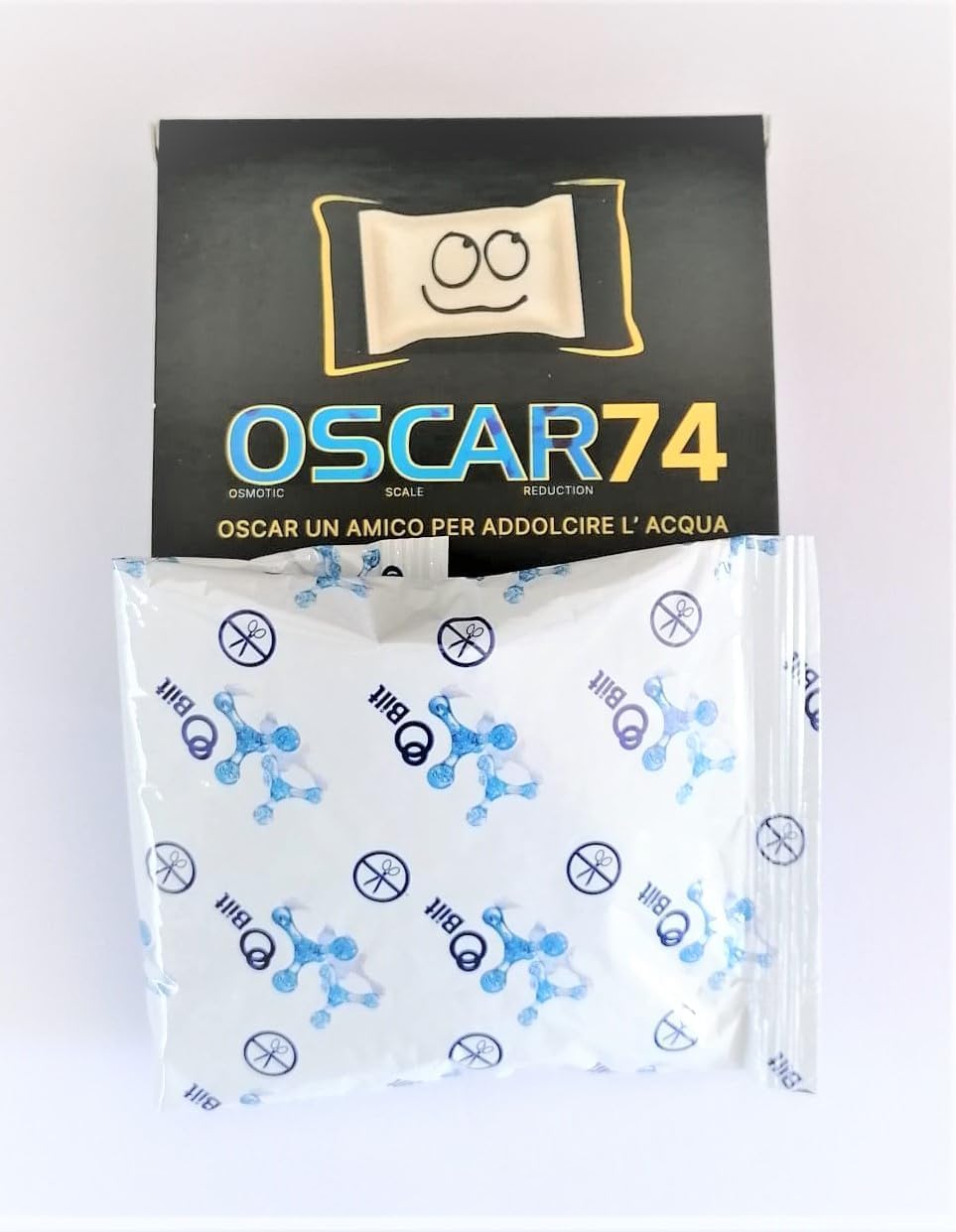 MAUQI Oscar 74 Anti-Limescale Filter Compatible with All Nespresso, DeLonghi, Lavazza, Bialetti Coffee Machines (2 Pieces)