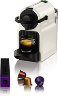 Nespresso Inissia XN1001, Krups Coffee Machine, Nespresso Capsule System, Water Tank 0.7L, White