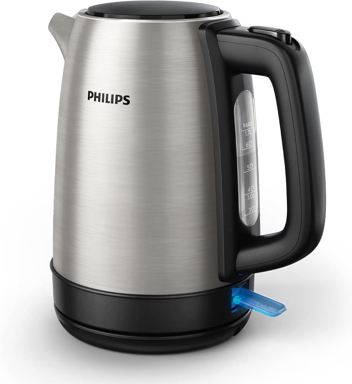 Philips Daily Electric Kettle, 1.7 L, Quick Boil, Stainless Steel