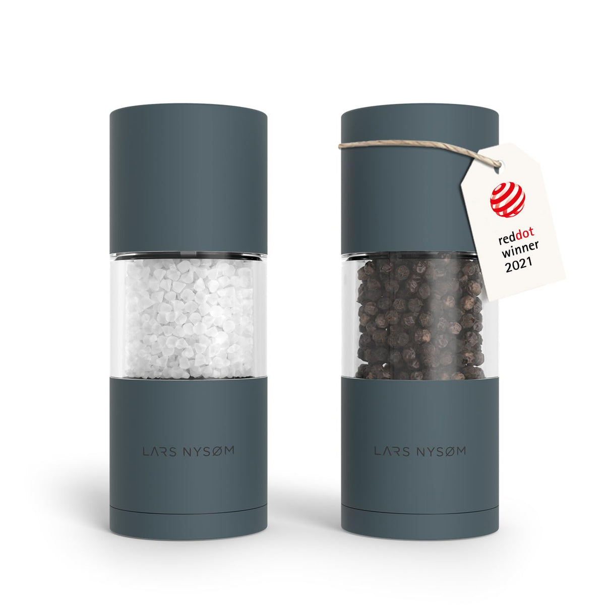 LARS NYSØM Salt and Pepper Mill Set – Manual Salt and Pepper Mill Mill Mill