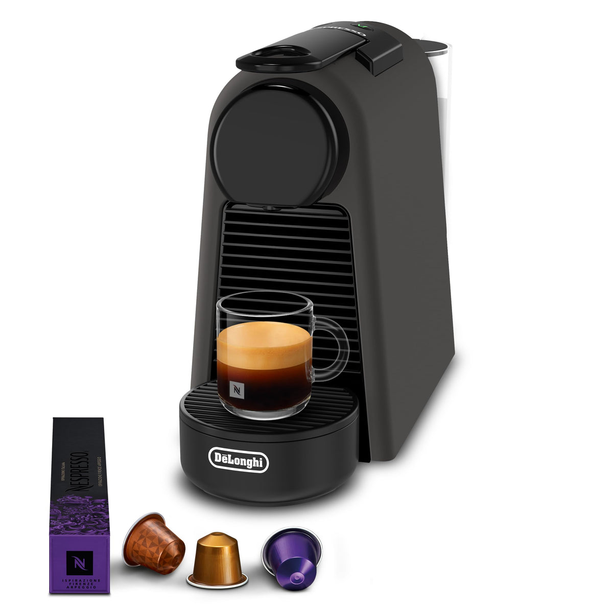 Nespresso Essenza Mini EN85.B, Macchina da Caffè DeLonghi, Nero