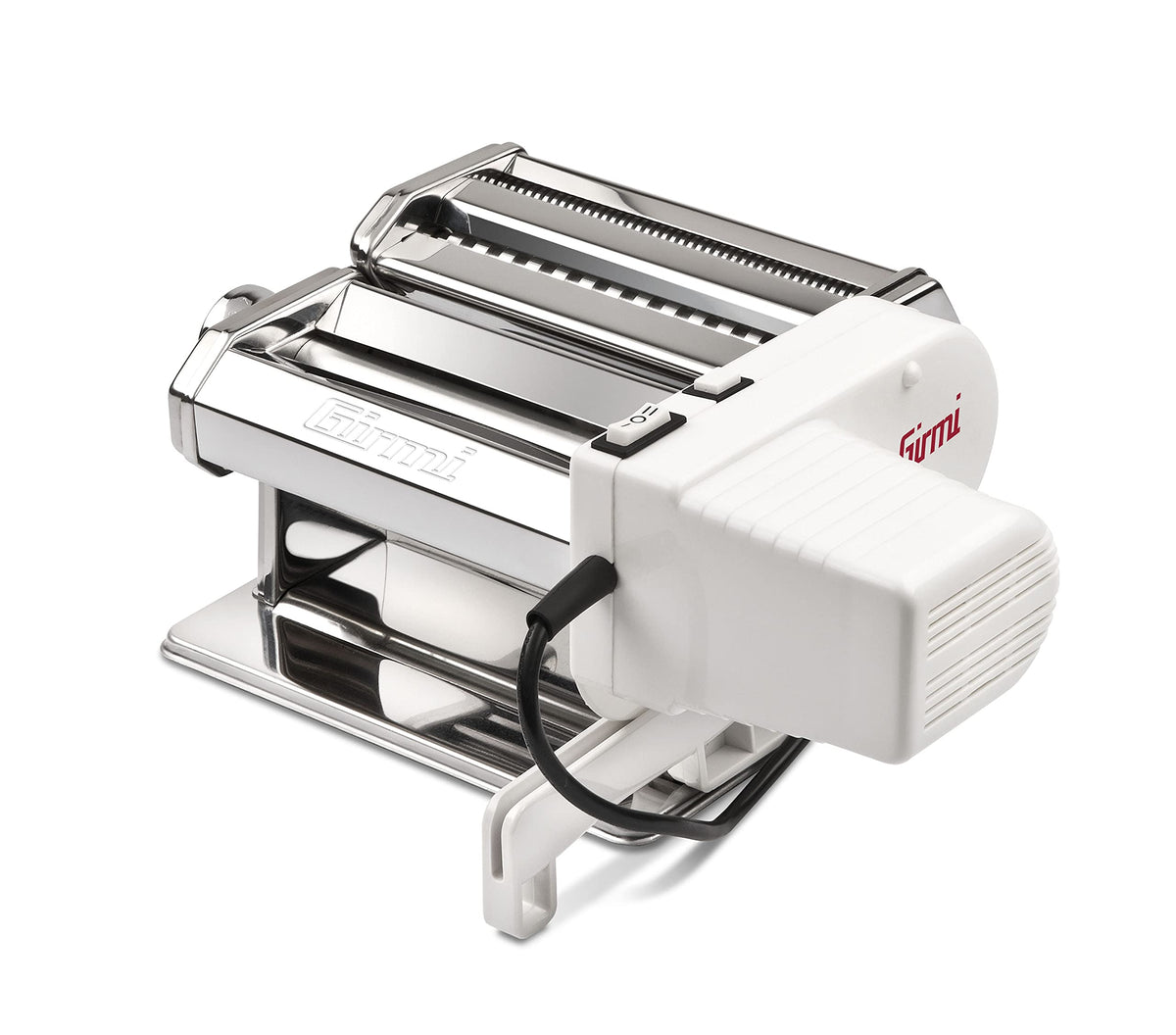 Girmi IM90 Pasta Maker, Stainless Steel, 9 Adjustments, Aluminium Rollers 15 cm, 3 Pasta Formats, Stainless Steel