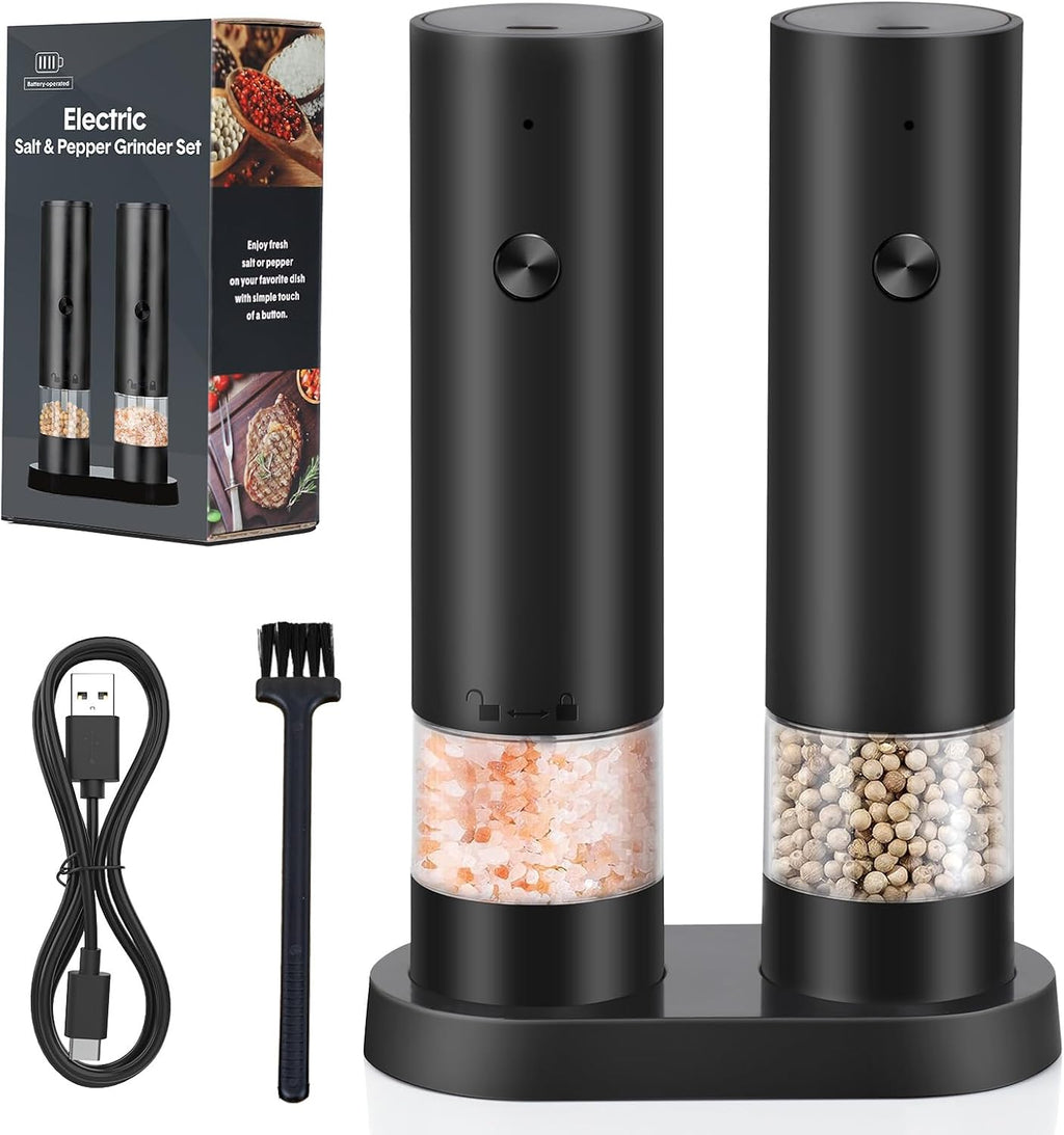 Salt and Pepper Mills Electric Pepper Mill with Stand