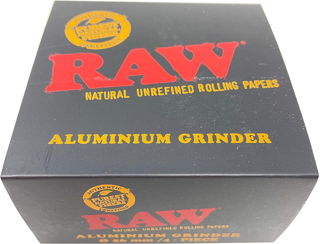 Raw 19330 Grinder-4 Pieces with Shovel, 56 mm, Aluminium