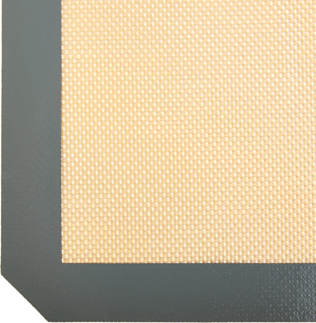 Amazon Basics Rettangolare Tappetini da forno in silicone, confezione da 2, Beige/Grigio, 29.5cm x 42.0cm