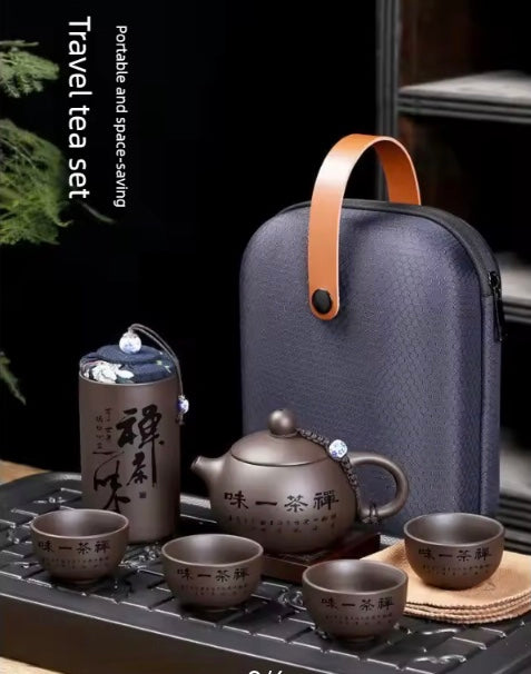 Set da Tè da Viaggio Premium – Kit Portatile Completo con Custodia - Infusée