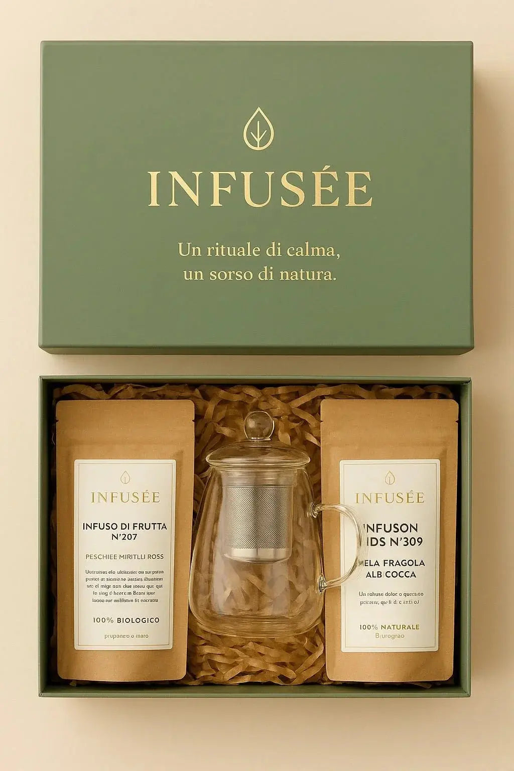 Scatola Luxury Cofanetto Regalo Tè Premium