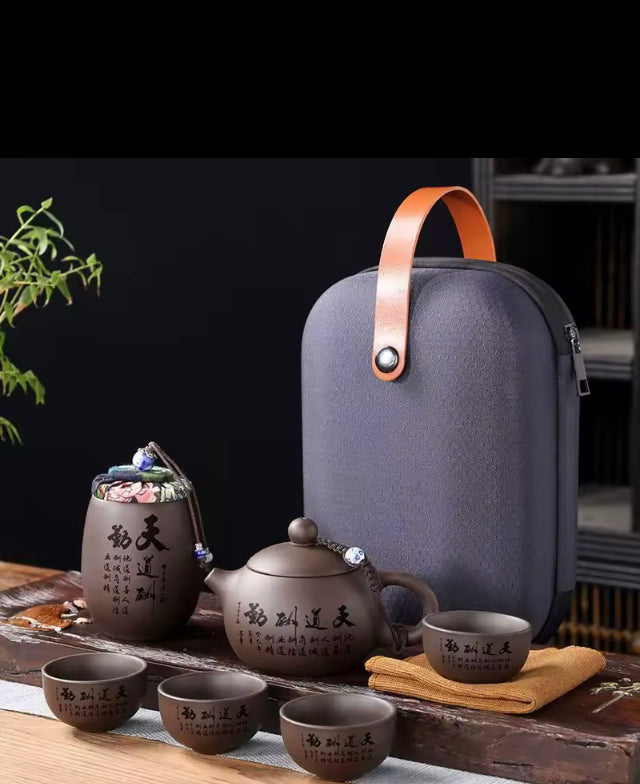 Set da Tè da Viaggio Premium – Kit Portatile Completo con Custodia - Infusée