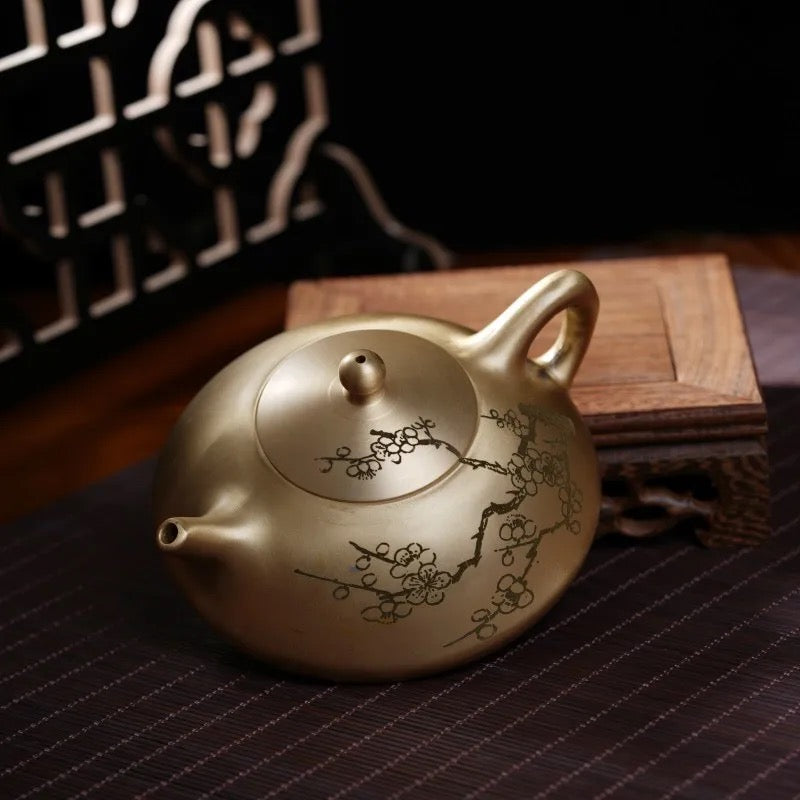 Teiera in Ghisa Giapponese Decorata – Elegante Teiera per Tè - Infusée