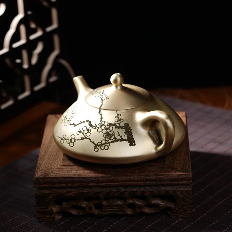 Teiera in Ghisa Giapponese Decorata – Elegante Teiera per Tè - Infusée