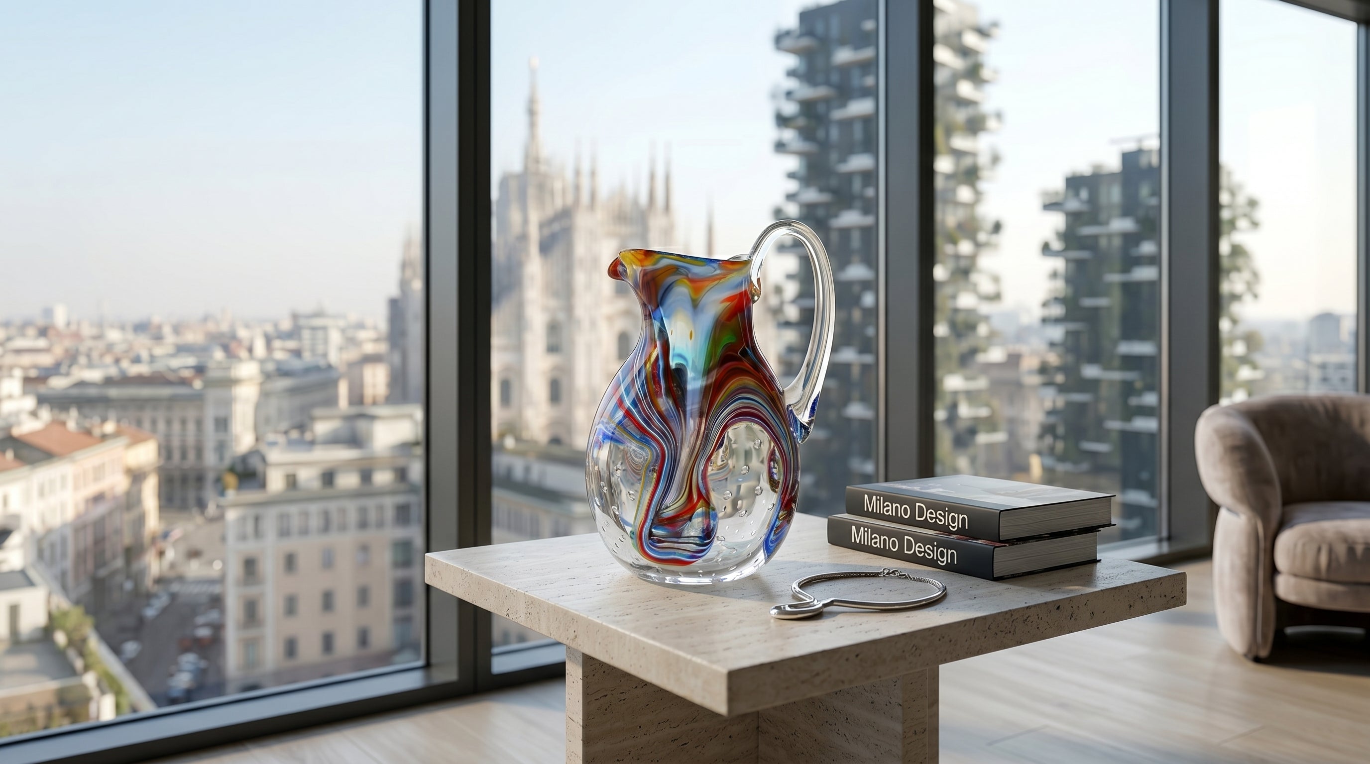 Brocca in Vetro di Murano da Collezione 🇮🇹 - Infusée