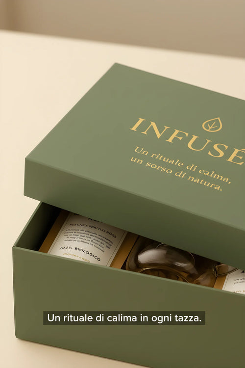 Cofanetto regalo di tè di lusso e di alta qualità